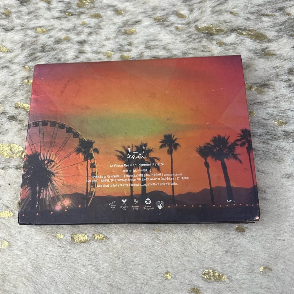 5 for $25🔥PUR Festival Limited‎ Edition Eyeshadow Palette- New but Swatched